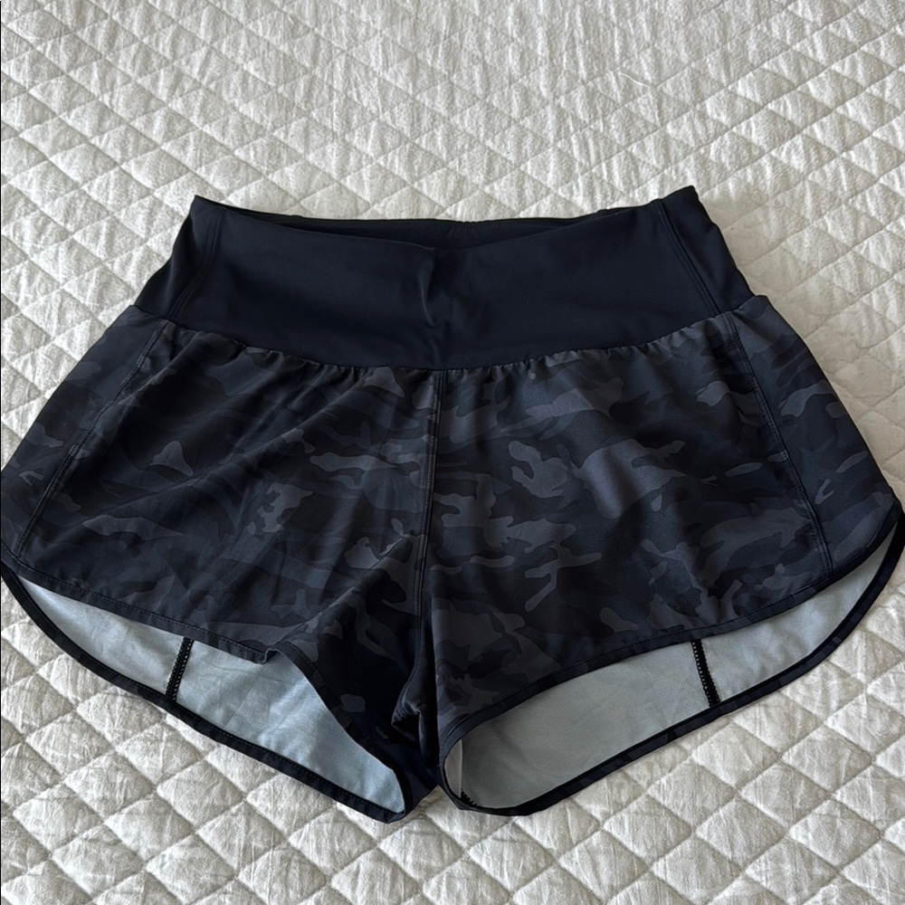 Women's Black Camo Shorts